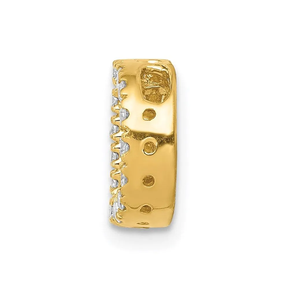14k Diamond Initial D Charm