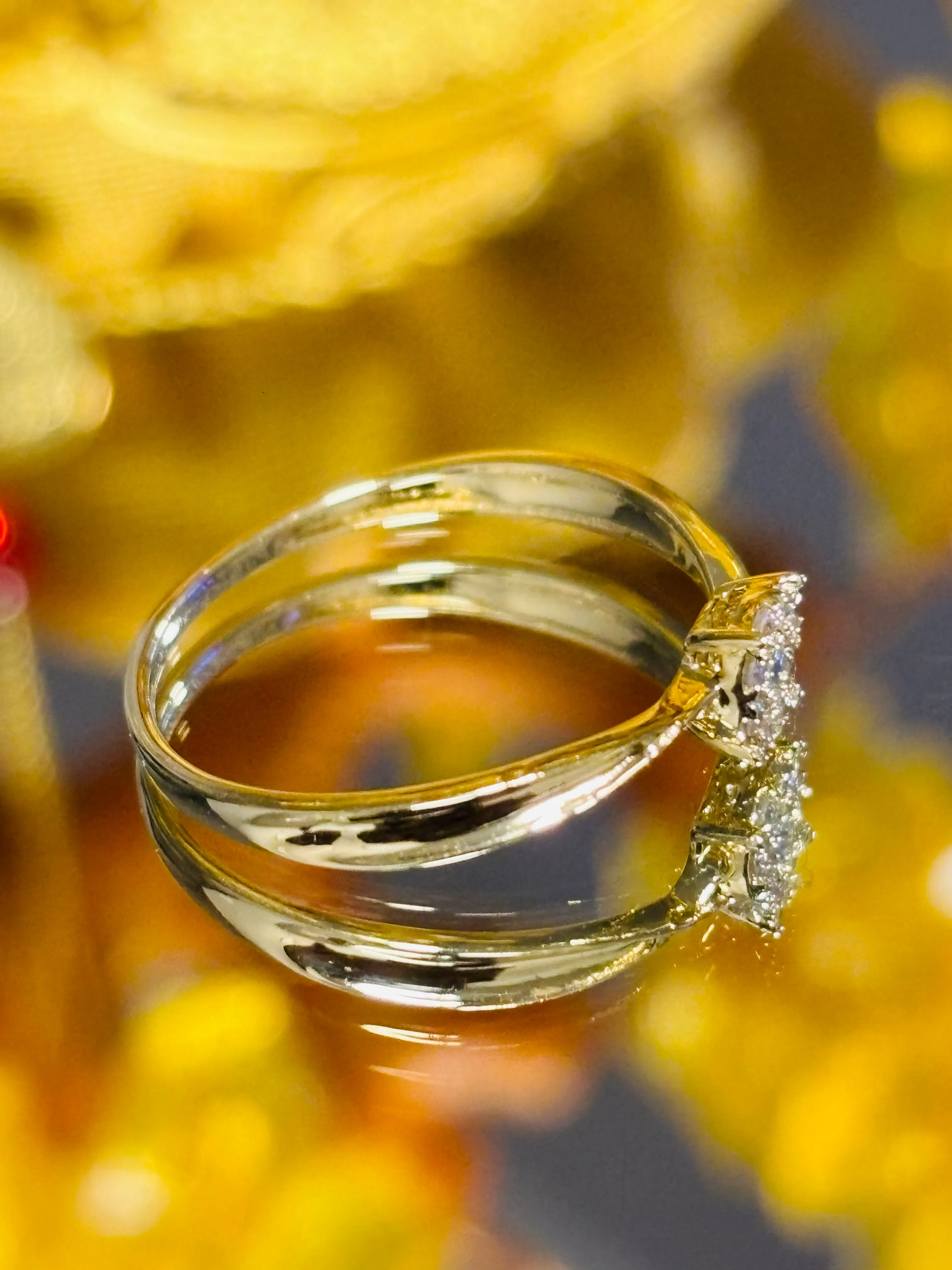 18K Gold Diamond Ring 0.10 carat