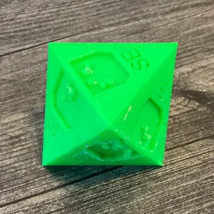 3d Printed Cardinal Direction Die