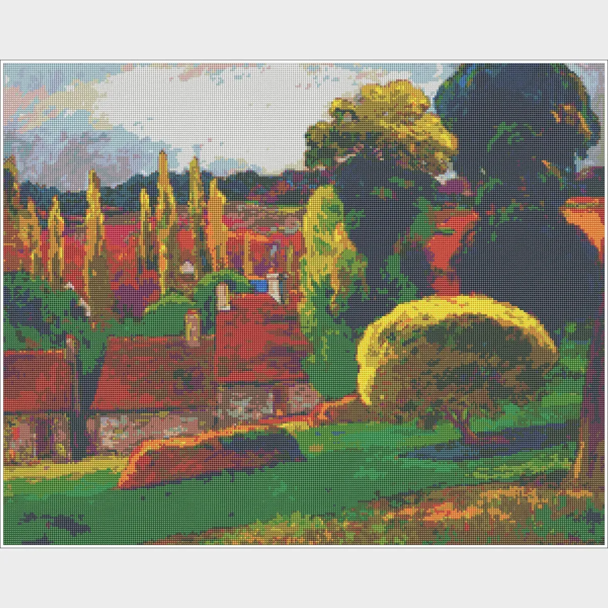 A Farm in Brittany - Diamond Painting Kit