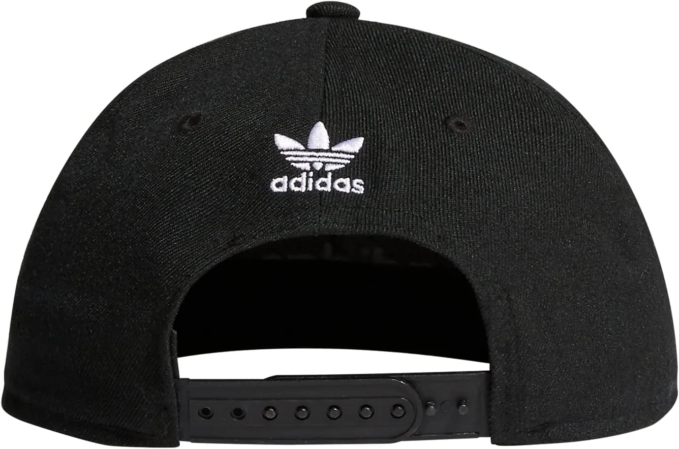 adidas Originals Men's Trefoil Chain Flatbrim Snapback Cap, One Size