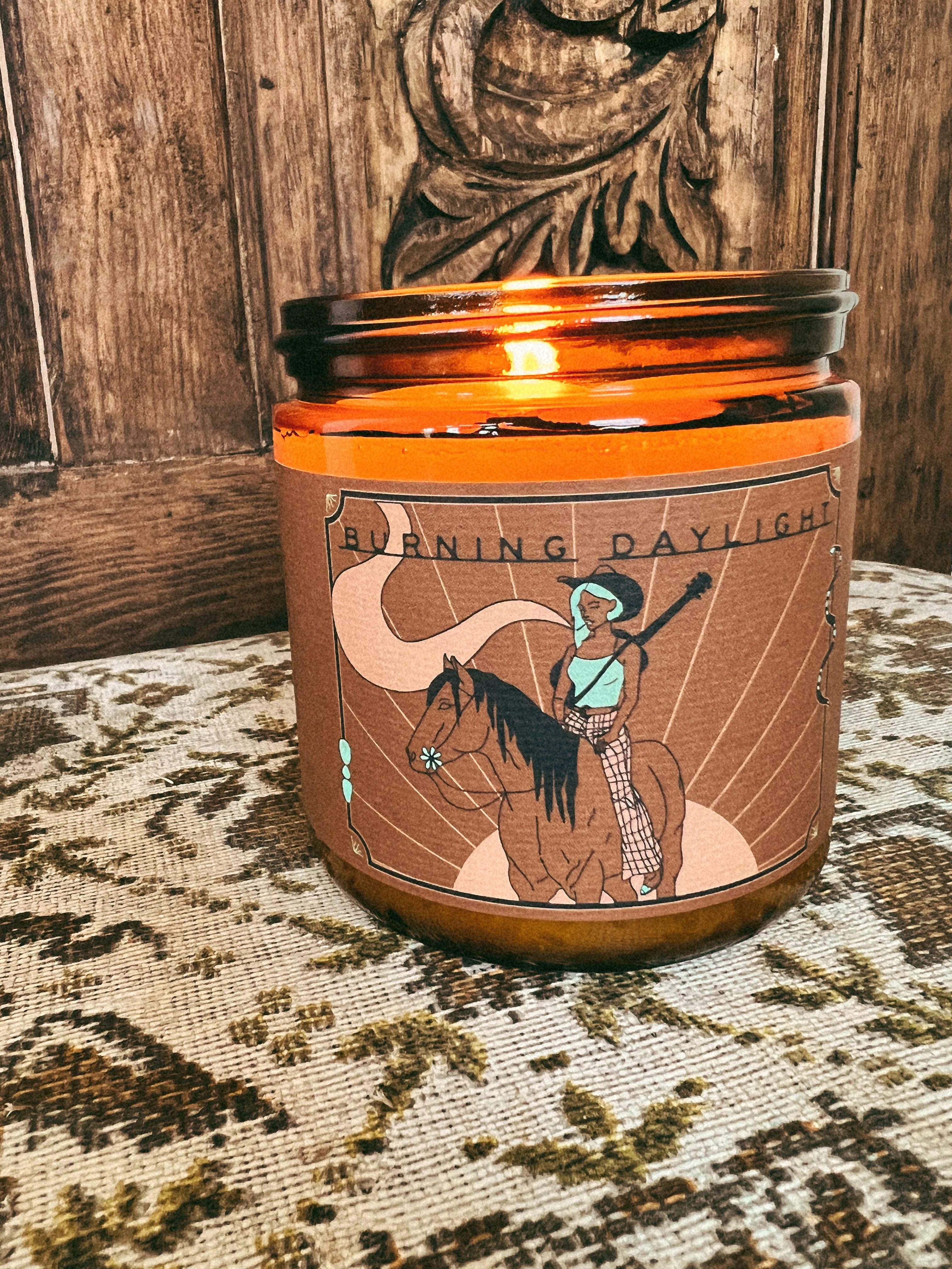 Burning Daylight Candle