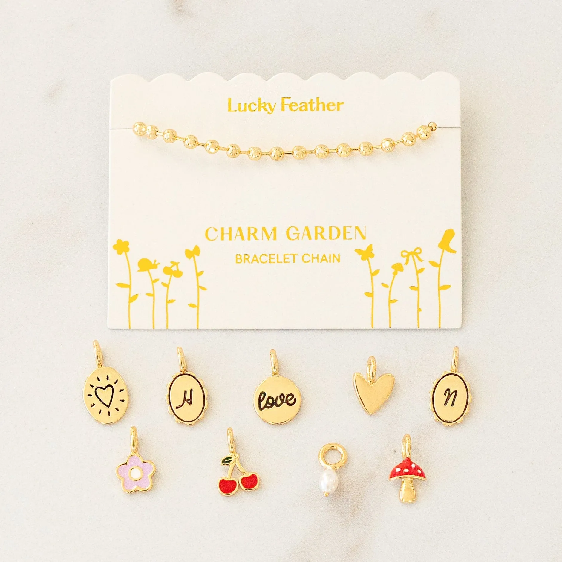 Charm Garden Bracelet - Gold