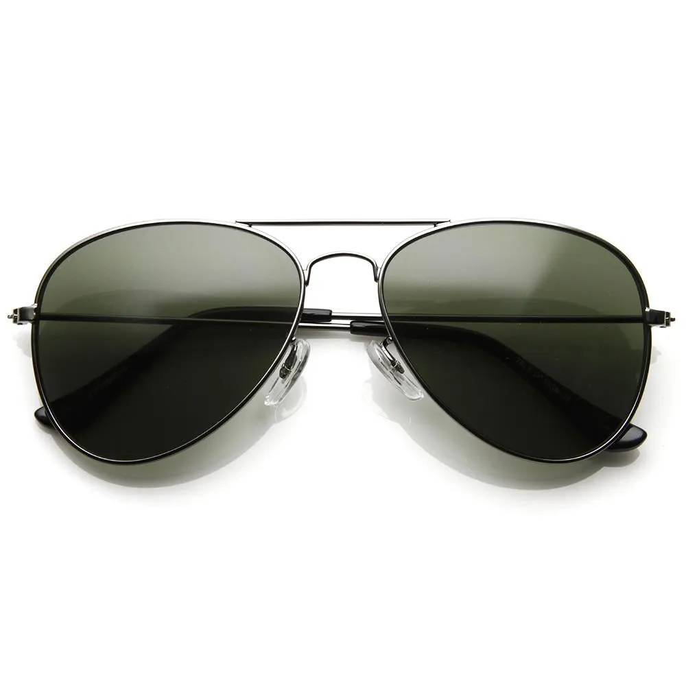 Classic Military Aviator Sunglasses