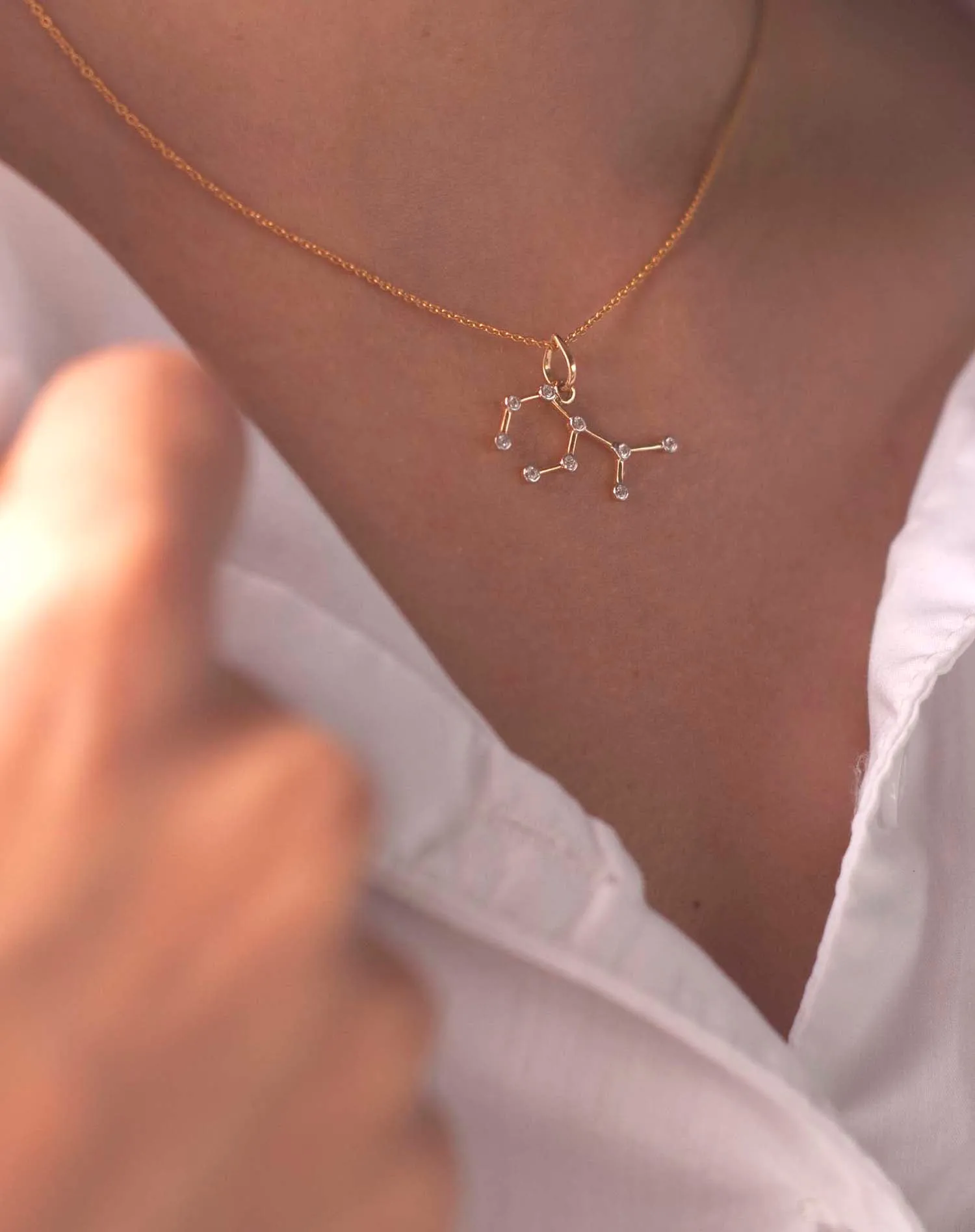 Constellation Charm Pendant - Virgo