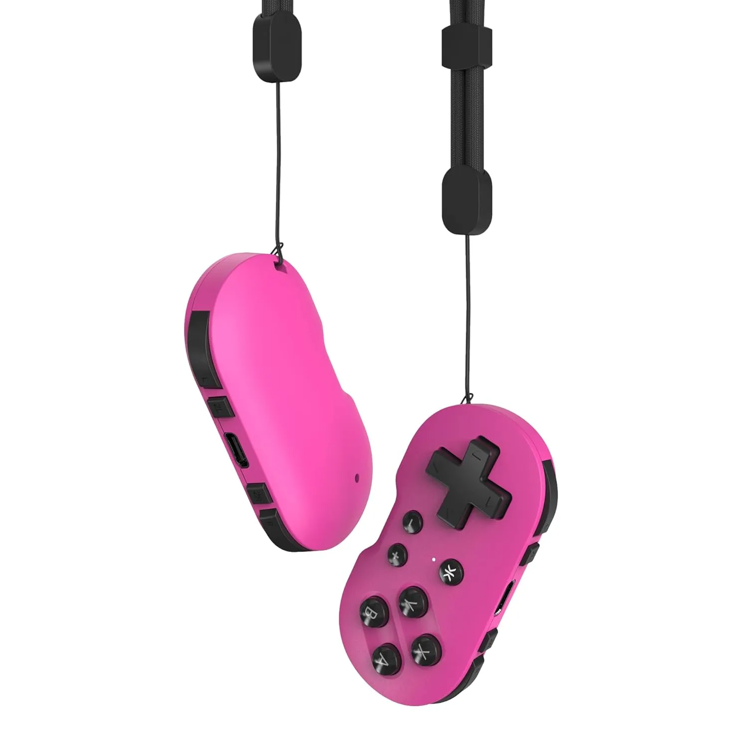 CRKD ATOM - Collectible Keychain Controller for Nintendo Switch, PC, Mac, Mobile and Smart TV (Hot Pink)