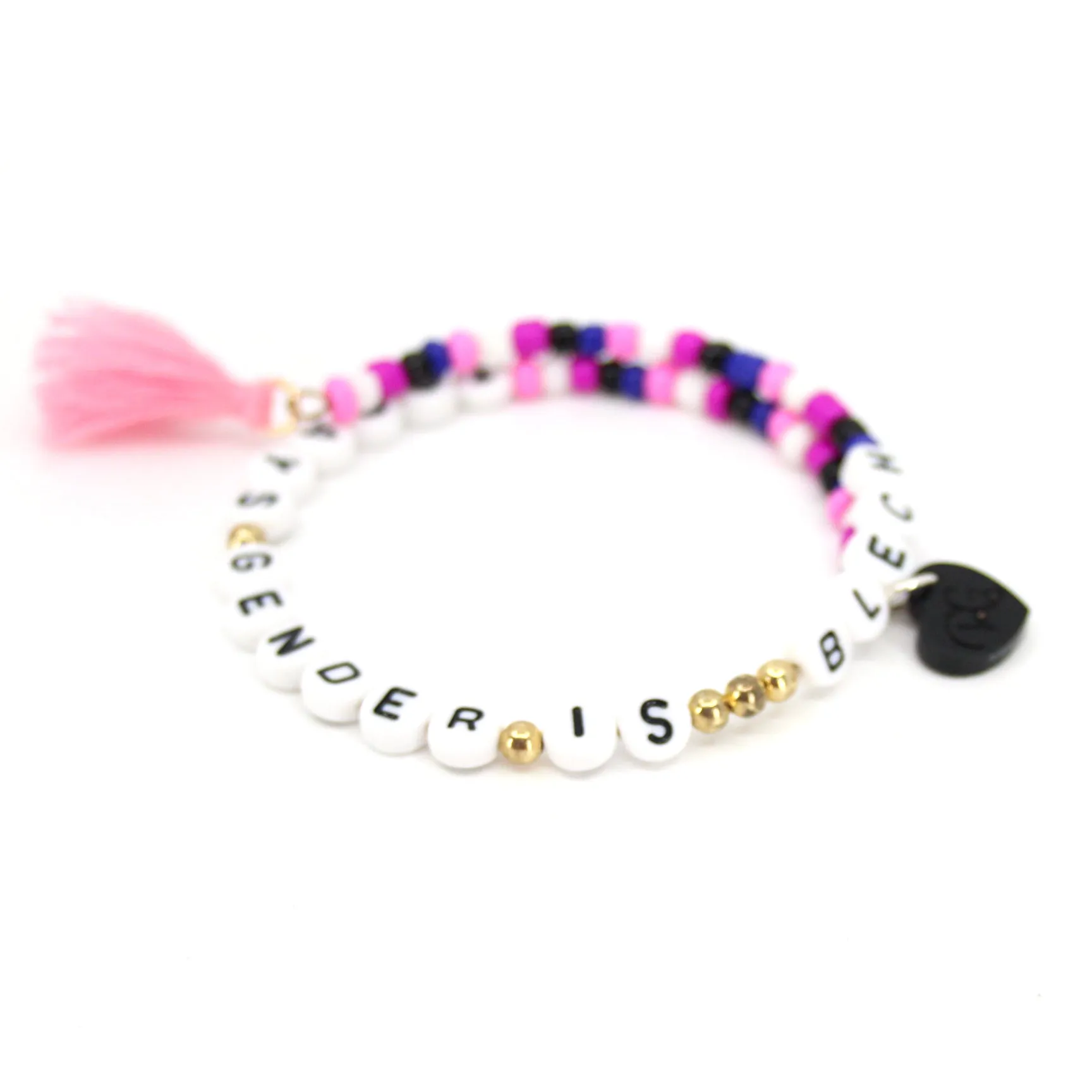 Design Your Own LGBTQIA  Pride Beaded Stacking Bracelet
