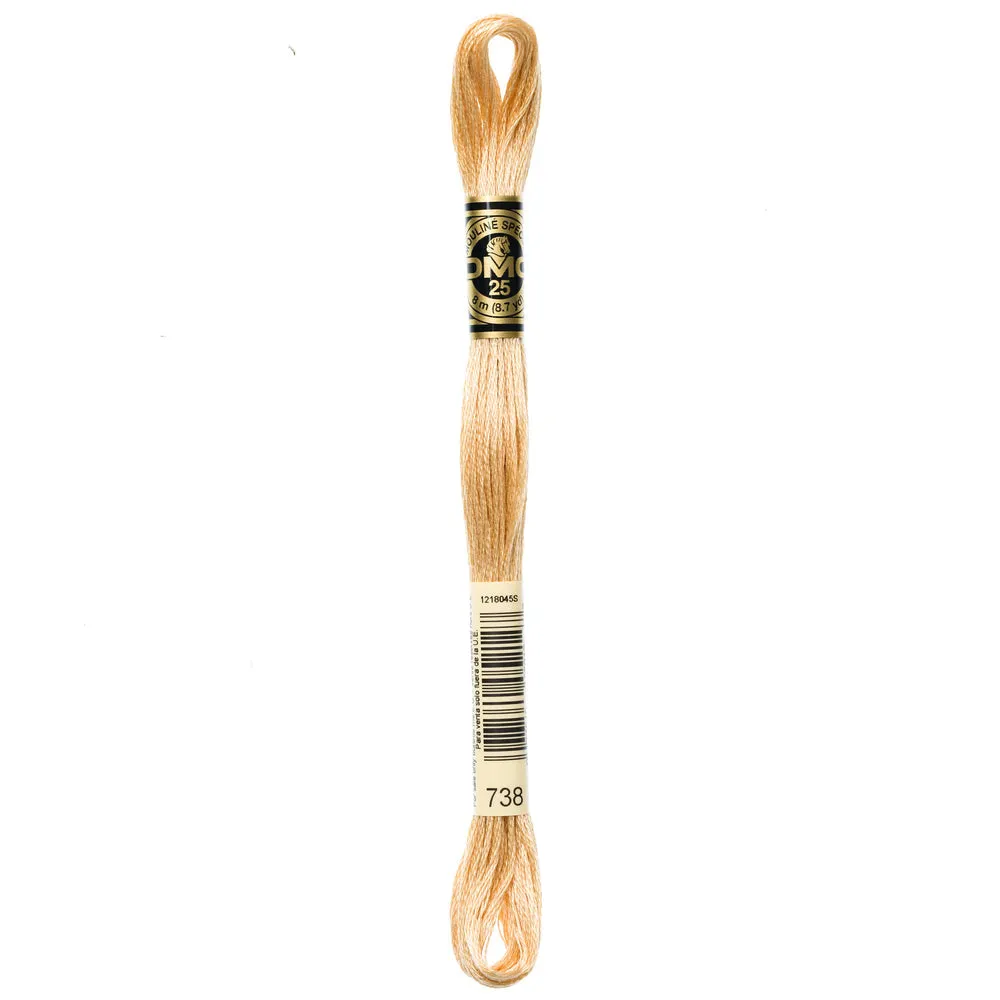 DMC Embroidery Floss, Brown Palette