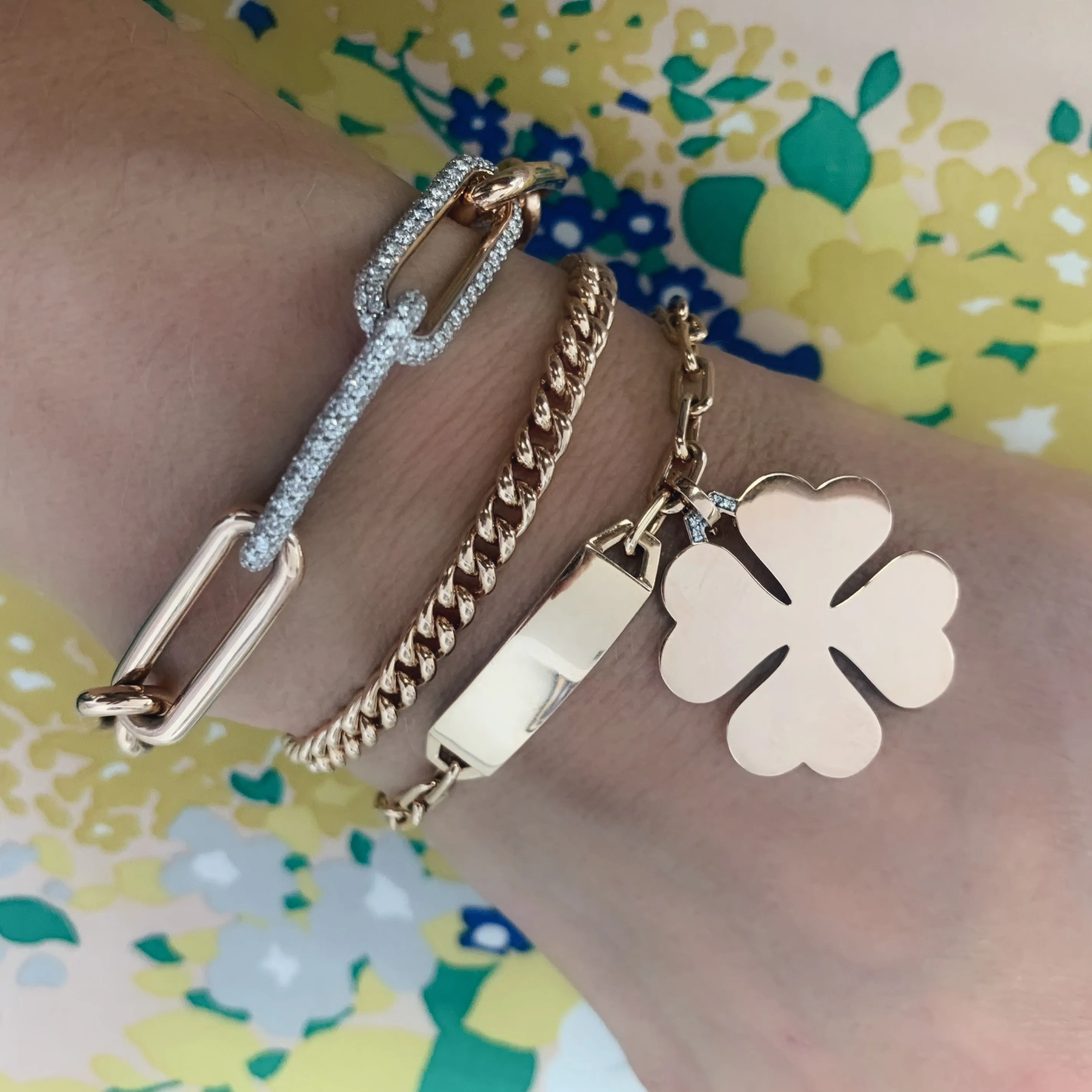 Dora Four Leaf Clover Charm
