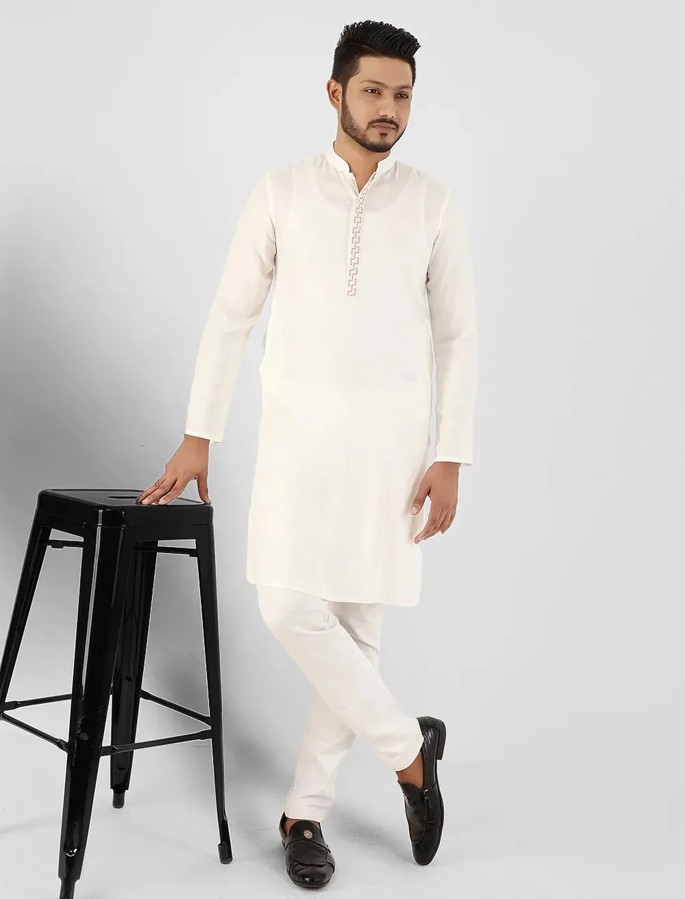 Embroidered Slim Fit Panjabi
