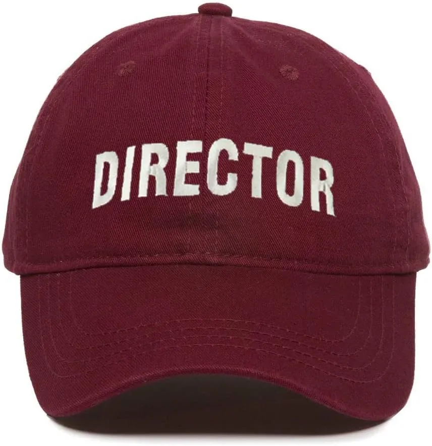 Film Movie Director Baseball Cap Embroidered Cotton Adjustable Dad Hat