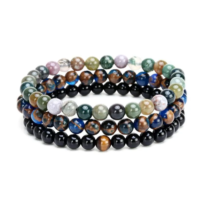 Fumatore Black Hematite Stone Beaded Bracelet
