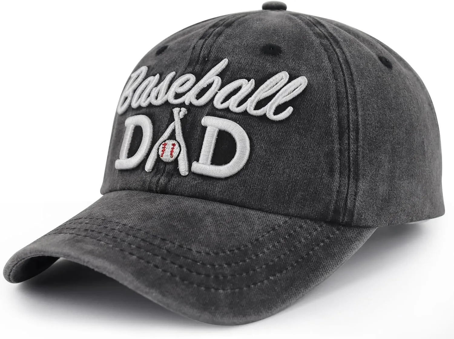 Funny Embroidered Baseball Mom Baseball Cap for Women, Adjustable Cotton Sun Hat for Mama Grandma
