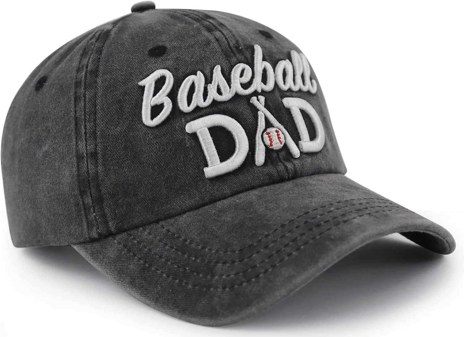 Funny Embroidered Baseball Mom Baseball Cap for Women, Adjustable Cotton Sun Hat for Mama Grandma
