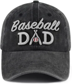 Funny Embroidered Baseball Mom Baseball Cap for Women, Adjustable Cotton Sun Hat for Mama Grandma