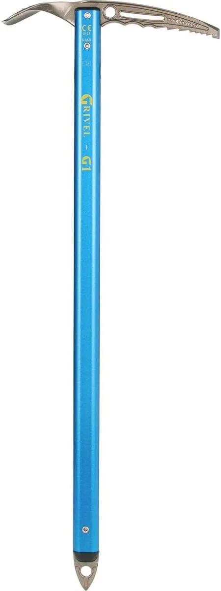 Grivel G1 Durable Carbon Steel Mountaineering Ice Axe, 74cm, Blue