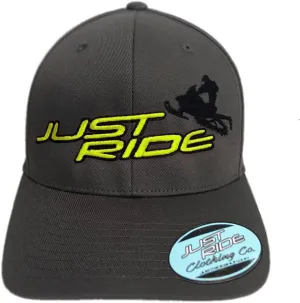 JUST RIDE Mountain Sled Hat Cap Snowmobile Custom Colors Personalized