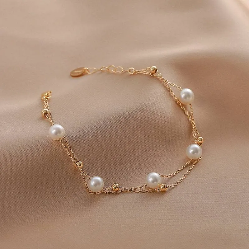 Layered Freshwater Pearl Bracelet