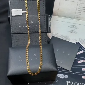 #LVNA2024 | Heavy Men’s Golden Link Chain Necklace 18kt 20”