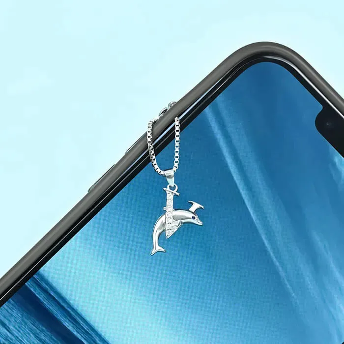 Mystic Wave 'V' Charm