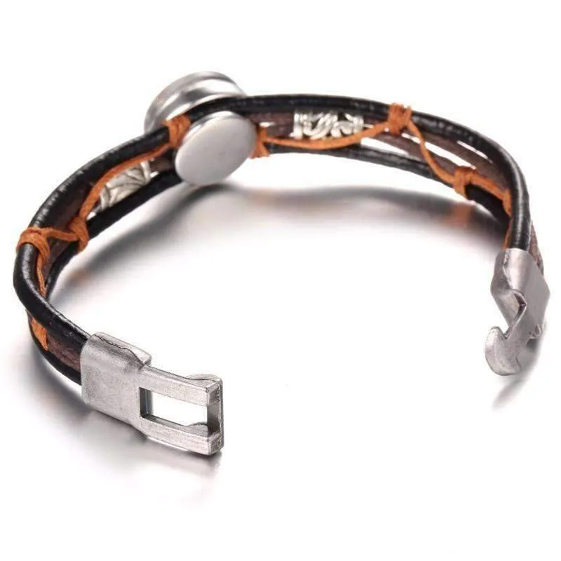 Nubuck Leather Constellation Bracelet