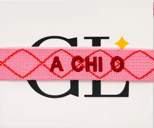 Officially licensed Alpha Chi Omega Team Tassel Bracelet