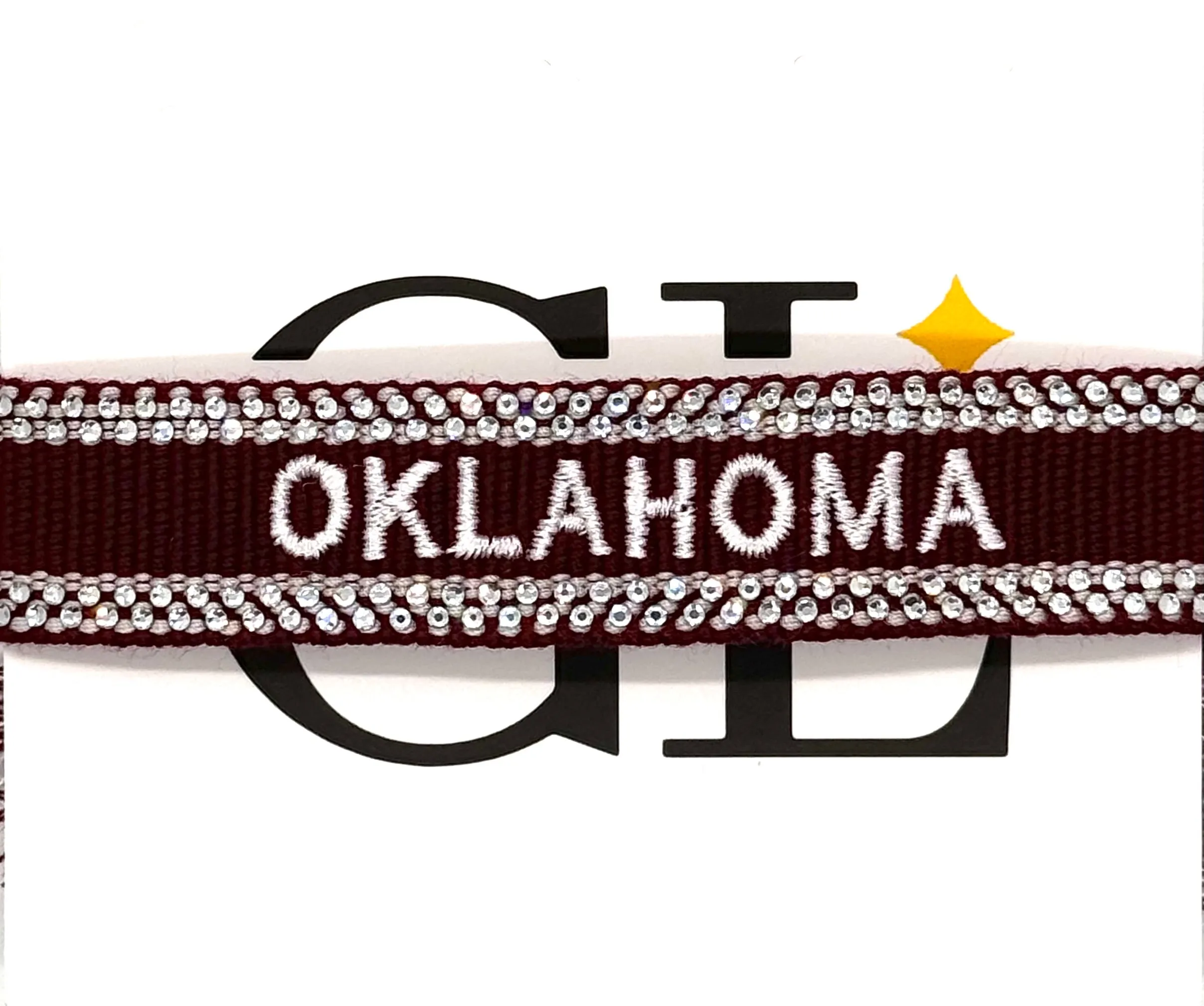 Oklahoma Bling Team Tassel Bracelet