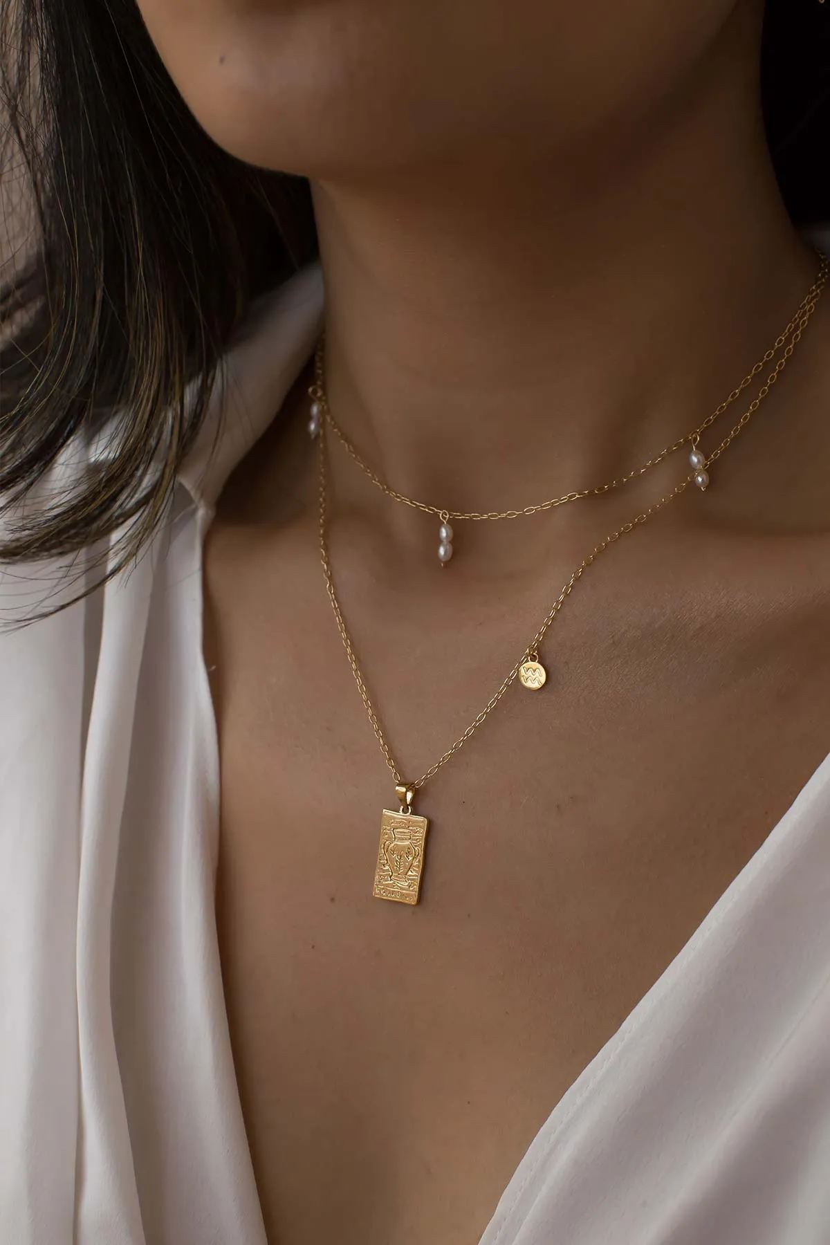 Pearl Baby Droplet Necklace