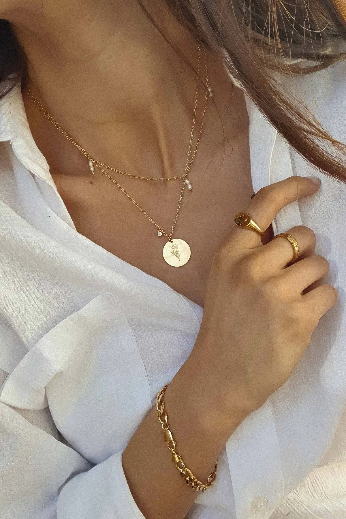 Pearl Baby Droplet Necklace