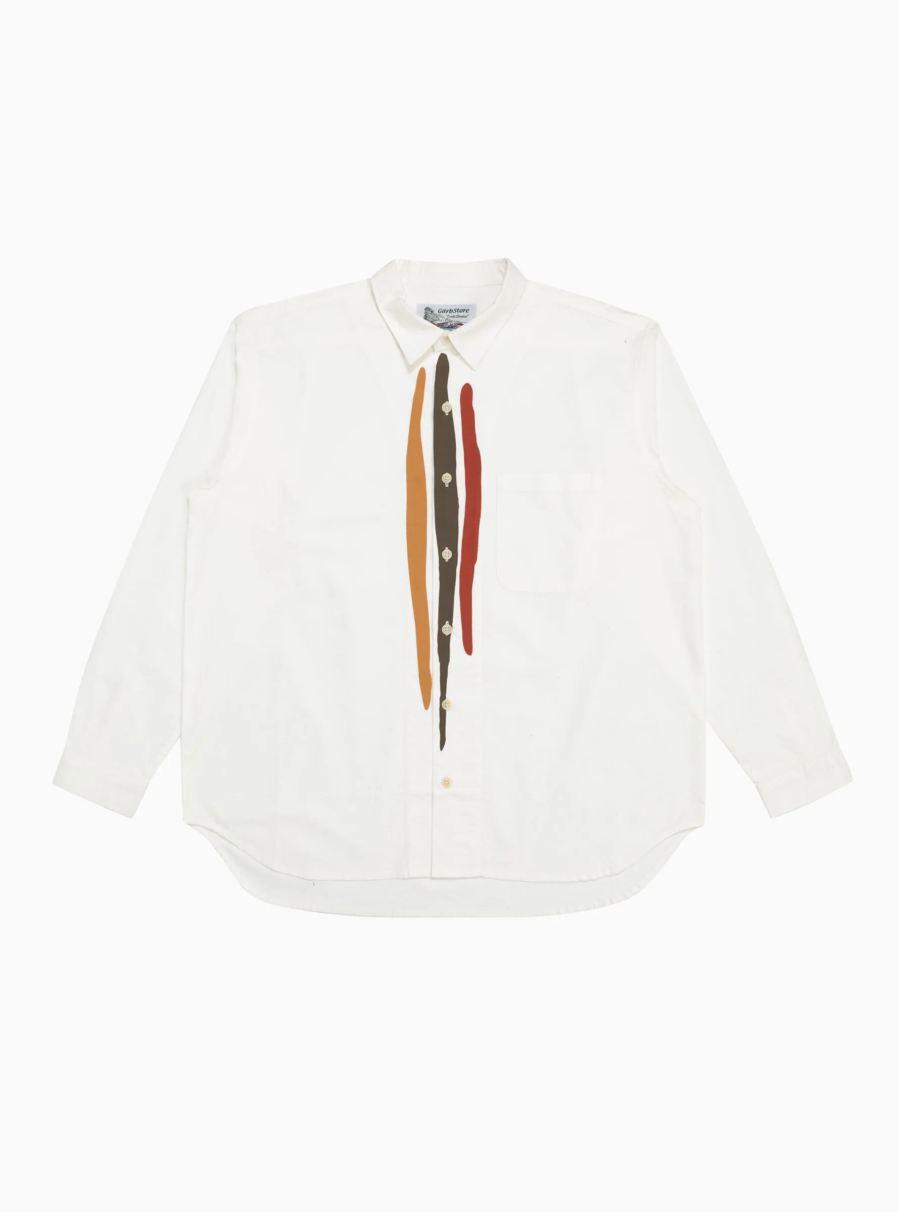 Printed Grande Shirt Ivory