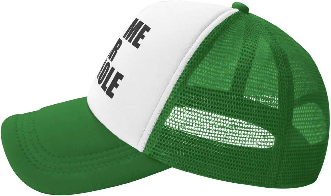 Show Me Your Butthole Funny Hat Unisex Adult Trucker Caps Fishing Adjustable Cap Classic Sport Hats Black