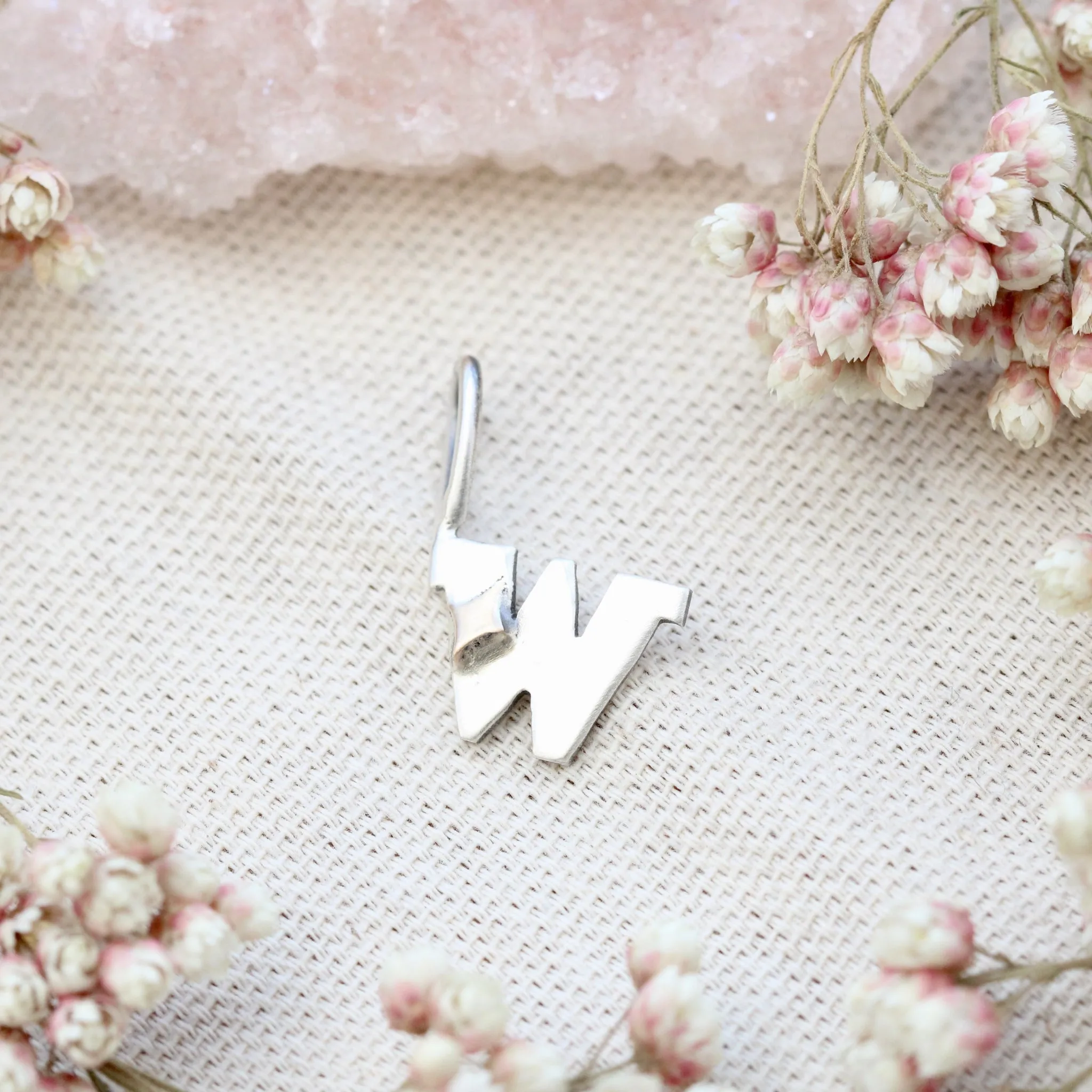 Silver & Gold Star Initial Charm