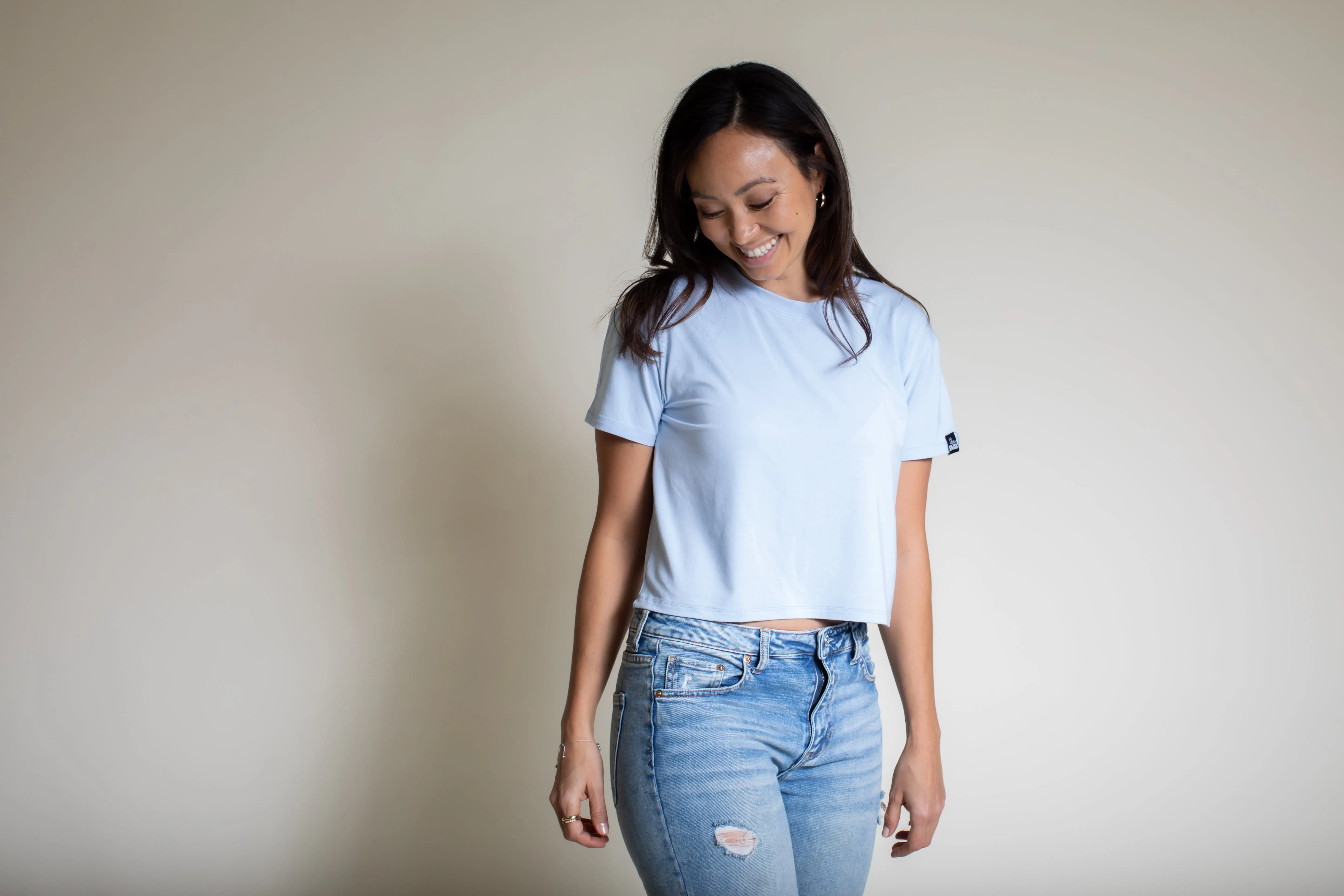 Sky Blue Box Tee (previously loved)