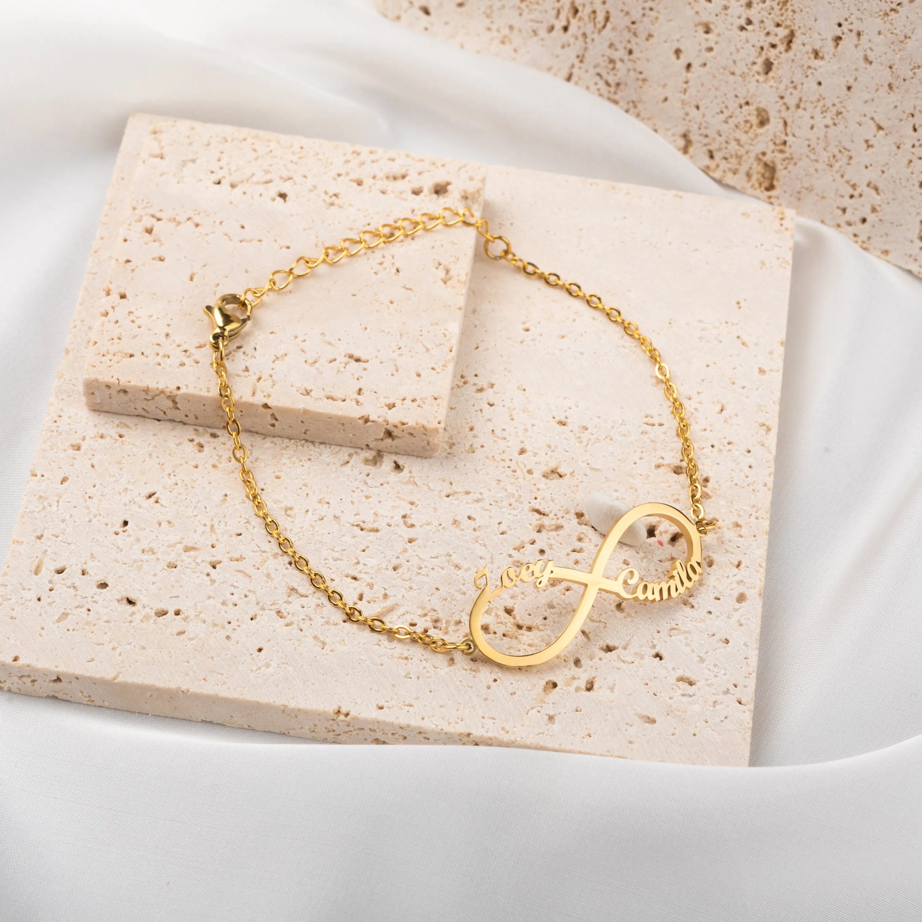 Two-Name Infinity Bracelet/Anklet