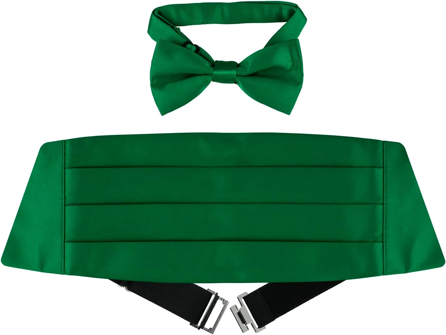 Vesuvio Napoli Boy's Cummerbund & Bow Tie Set Solid Color Boys Cumberbund BowTie