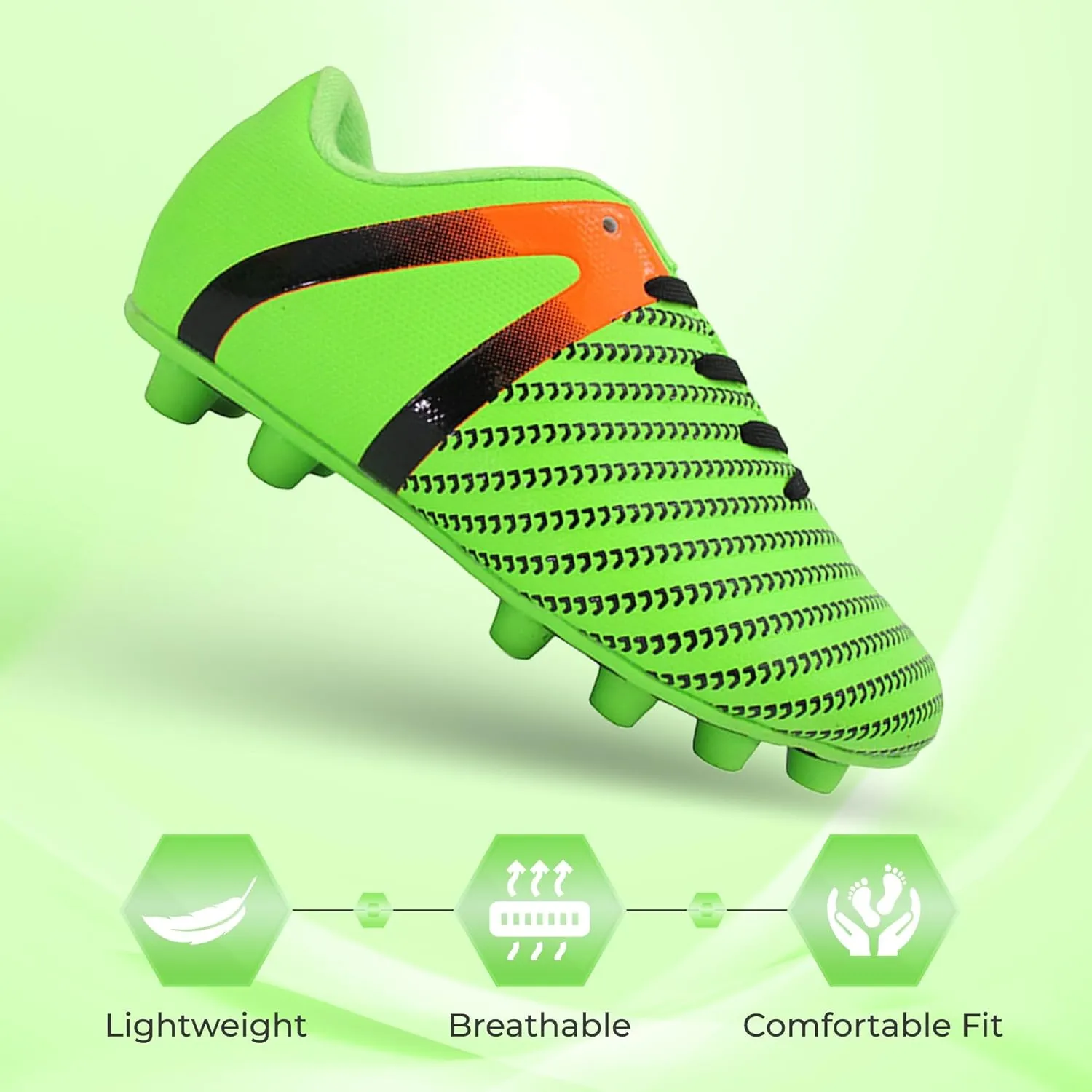 Vizari USA Impact Soccer Cleats for Kids  Youth Firm Ground Football Shoes | Breathable Design for Toddler, Little Kid & Big Kid Players